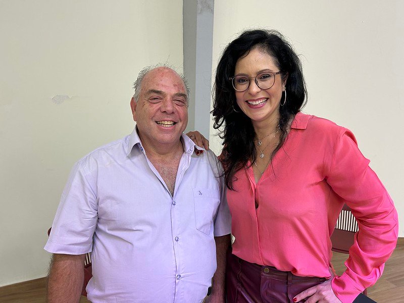 Dan Guinsburg em evento institucional